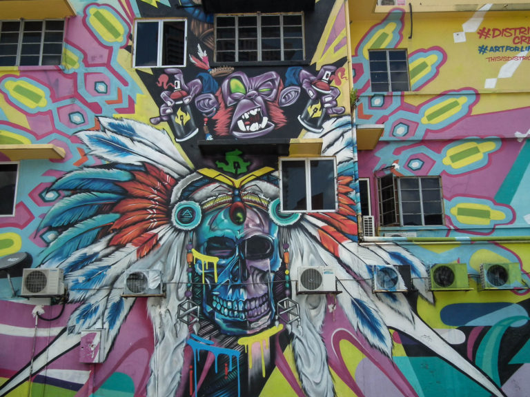 Back alleyways and river walls: 15 photos of street art in Kuala Lumpur